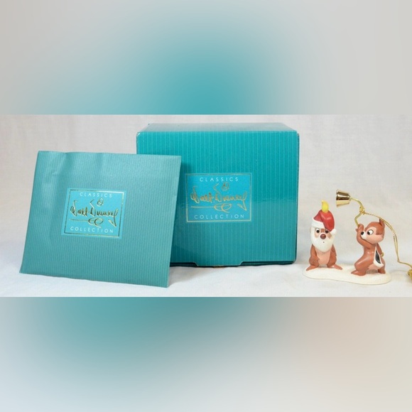 NWT NIB Walt Disney Classics WDCC Little Mischief Makers Chip & Dale Ornament - Picture 3 of 5